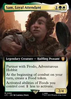 MTG Sam, Loyal Attendant Extended Art ** LTC Commander ** English - Image 1