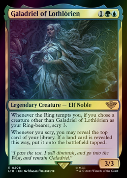MTG Galadriel of Lothlorien Foil ** The Lord of the Rings ** English - Image 1