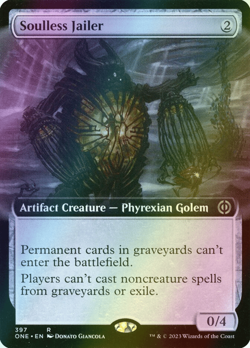 MTG Soulless Jailer Extended Art Foil ** Phyrexia: All Will Be One ** English - Image 1