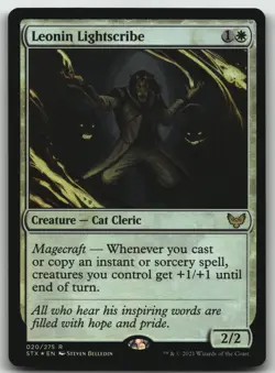 Leonin Lightscribe R Strixhaven: School of Mages 20 LP foil - Image 1