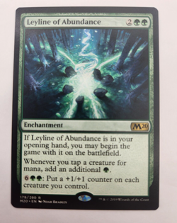 x1 Leyline of Abundance MTG Core Set 2020 R M/NM, English - Image 1