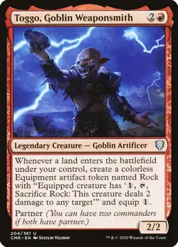 MTG Toggo, Goblin Weaponsmith ** Commander Legends ** English - Image 1