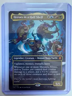 Heroes in a Half Shell (Borderless) #0006 Non-Foil TMNT NM ENG MTG - Image 1
