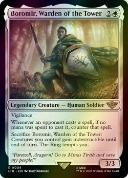 MTG Boromir, Warden of the Tower Foil ** The Lord of the Rings ** English - Image 1