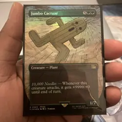 Jumbo Cactuar (Borderless) Final Fantasy Foil - Image 1