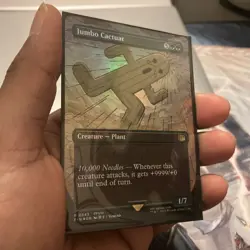 Jumbo Cactuar (Borderless) Final Fantasy Foil - Image 2