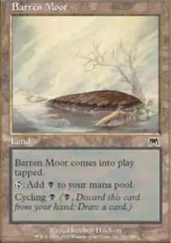 Barren Moor - Foil LP, English MTG Onslaught - Image 1