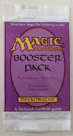 Magic The Gathering ARABIAN NIGHTS ~ 8 CARD BOOSTER PACK ~ MTG ~ OOP ~ SEALED - Image 1