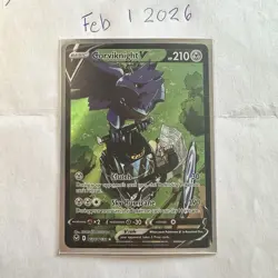 Pokemon TCG - Corviknight V SWSH12: Silver Tempest Trainer Gallery TG18/TG30 NM - Image 1