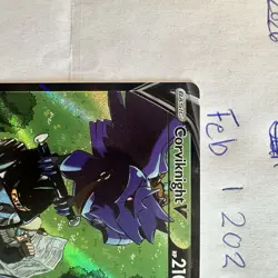 Pokemon TCG - Corviknight V SWSH12: Silver Tempest Trainer Gallery TG18/TG30 NM - Image 4