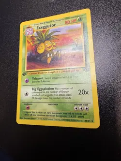 1999 Pokemon Exeggutor Jungle 1st Edition 35/64 LP/MP - Image 1