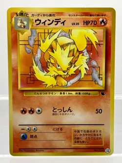 1999 Light Play Pokemon Arcanine No. 059 Squirtle Deck Intro Pack Japanese EX! - Image 1