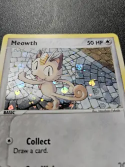 Pokemon FireRed LeafGreen Meowth Reverse Holo 69/112 DAMAGED - Image 2