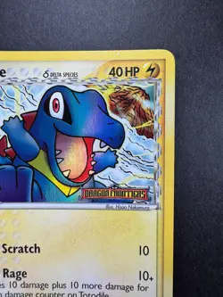 2006 Pokemon Totodile EX Dragon Frontiers 67/101 Reverse Holo STAMPED - Image 3