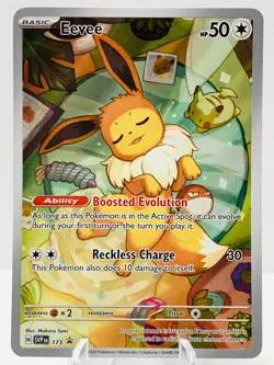 Pokemon Eevee SVP173 Scarlet & Violet Black Star Promo - Image 2