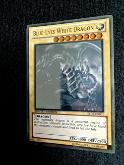 🔥YUGIOH • BLUE-EYES WHITE DRAGON • GHOST RARE • GLD5-EN001 • MISPRINT • NM🔥 - Image 4