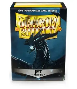 Dragon Shield Standard Card matte Sleeves Jet Black Magic Pokemon 100 box MIX - Image 1