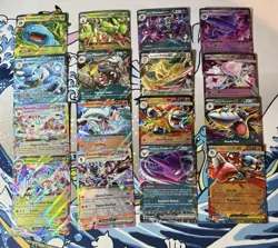 Pokemon S&V & Mega Evolutions EX 16 Card Lot - Image 1