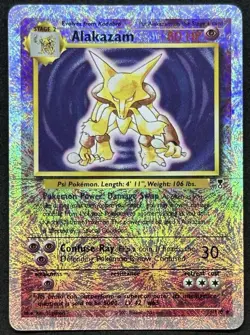 Alakazam, Machamp And Beedrill Legendary Collection Pokemon Cards - Image 1