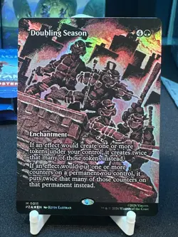 Doubling Season (Borderless) [Teenage Mutant Ninja Turtles] Foil - Image 1