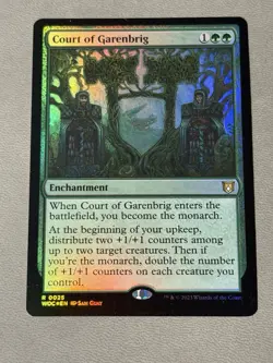 Magic the Gathering Court of Garenbrig Wilds of Eldraine NM Foil - Image 1
