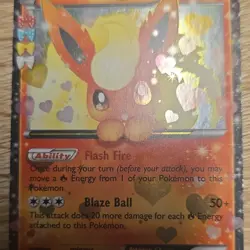 Pokemon TCG Flareon EX RC6/32 Generations Radiant Collection Ultra Rare Holo - Image 1