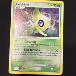 Pokemon TCG Celebi 7/123 Mysterious Treasures Holo 2007 - Image 1