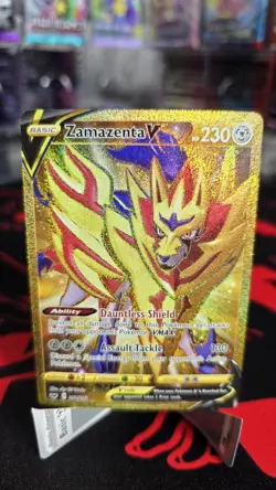 Zamazenta V 212/202 Pokemon Sword & Shield Base Secret Rare NM or Better - Image 1