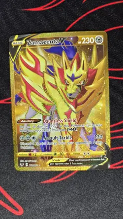 Zamazenta V 212/202 Pokemon Sword & Shield Base Secret Rare NM or Better - Image 2