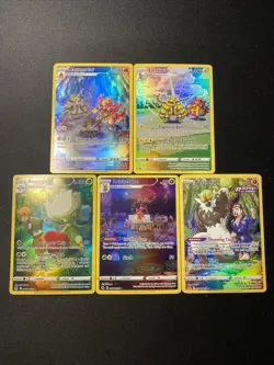 Pokemon TCG Sword & Shield Era Full Art Illustration Ultra Rare Holo Mixed Lot - Image 1