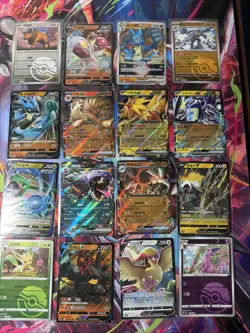 Pokemon 16 Card Lot nm V Max Mega Amazing Ex HOLO Rare Hits Only F50 - Image 1