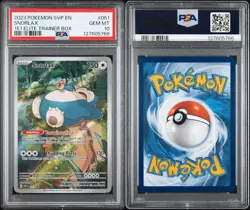 2023 Pokemon SVP EN Snorlax 151 ETB Promo #051 PSA 10 GEM MINT - Image 1