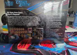 Pokemon Center Exclusive Crown Zenith ETB New/Sealed but little damage - Image 4