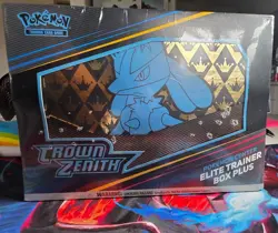 Pokemon Center Exclusive Crown Zenith ETB New/Sealed but little damage - Image 5