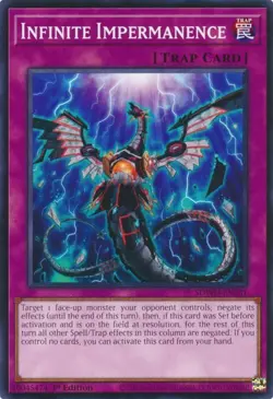 Yugioh! Infinite Impermanence - SDWD-EN031 - Common - 1st Edition Near Mint, Eng - Image 1