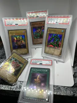 Yugioh McDonalds Promo Holo Complete Set PSA Millennium Takriminos Whim Cosmo 1 - Image 1