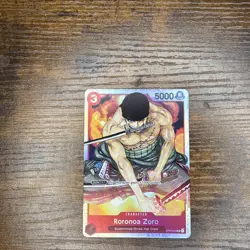Roronoa Zoro ST01-013 SR ONE PIECE Tcg Card Game NM RED - Image 1
