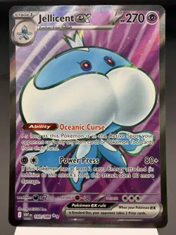 Jellicent ex 160/086 - Full Art Ultra Rare - White Flare Pokemon Card MINT - Image 1