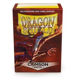 Dragon Shield Standard Card matte Sleeves Crimson Magic Pokemon 100 box MIX MATC - Image 1