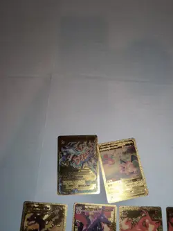Pokemon Gold Foil Card Lot Charizard Lot Of 20 Custom V Vmax GX EX - Image 3