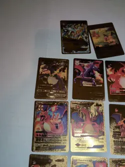 Pokemon Gold Foil Card Lot Charizard Lot Of 20 Custom V Vmax GX EX - Image 4