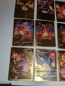 Pokemon Gold Foil Card Lot Charizard Lot Of 20 Custom V Vmax GX EX - Image 5
