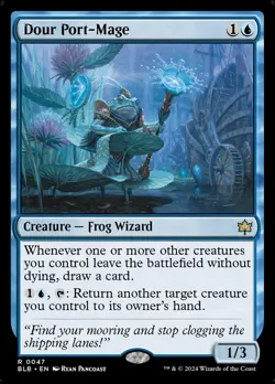 MTG Dour Port-Mage ** Bloomburrow ** English - Image 1