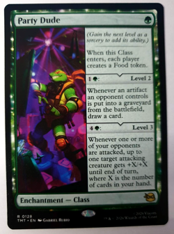 Party Dude - Rare - MTG Teenage Mutant Ninja Turtles - 0128 NM - Image 1