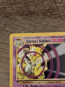 Pokemon TCG Sabrina's Kadabra Gym Challenge 58/132 70 HP Stage 1 Psychic - Image 4