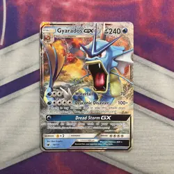 Pokemon Gyarados GX TCG Holo Ultra Rare Card Crimson Invasion 18/111 - Image 1