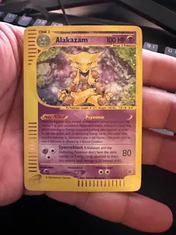 Alakazam 1/165 Holo Rare Pokemon Expedition Base Set 2002 NM/LP - Image 1