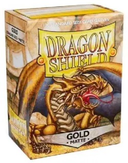 Dragon Shield Standard Card matte Sleeves Gold Magic Pokemon 100 box MIX MATCH - Image 1