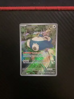 Pokemon TCG Snorlax Scarlet & Violet Black Star Promos 051 Holo Promo NM - Image 1