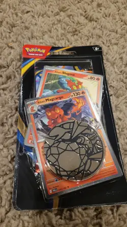 Pokemon TCG Phantasmal Flames - 2x Premium Checklane Blister (Greedent+Magcargo) - Image 3